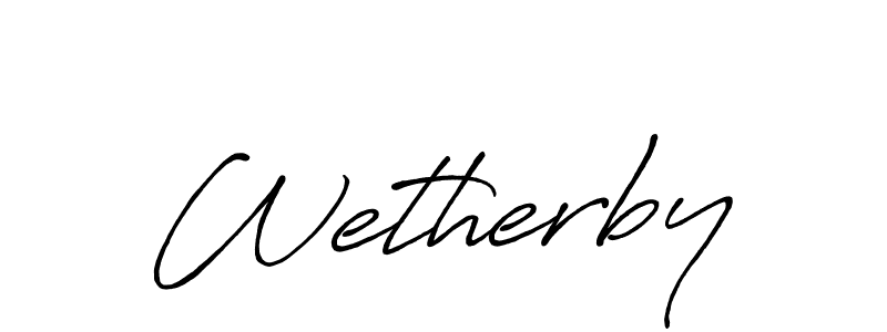 Wetherby stylish signature style. Best Handwritten Sign (Antro_Vectra_Bolder) for my name. Handwritten Signature Collection Ideas for my name Wetherby. Wetherby signature style 7 images and pictures png