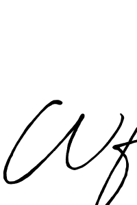 Create a beautiful signature design for name Wf. With this signature (Antro_Vectra_Bolder) fonts, you can make a handwritten signature for free. Wf signature style 7 images and pictures png