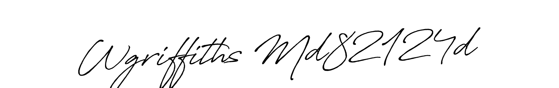 The best way (Antro_Vectra_Bolder) to make a short signature is to pick only two or three words in your name. The name Wgriffiths Md82124d include a total of six letters. For converting this name. Wgriffiths Md82124d signature style 7 images and pictures png