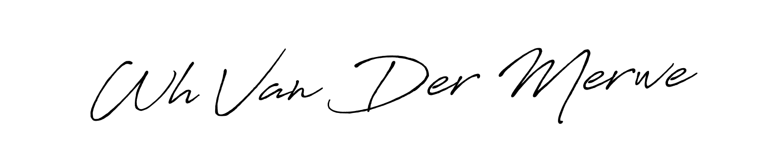 Make a beautiful signature design for name Wh Van Der Merwe. Use this online signature maker to create a handwritten signature for free. Wh Van Der Merwe signature style 7 images and pictures png