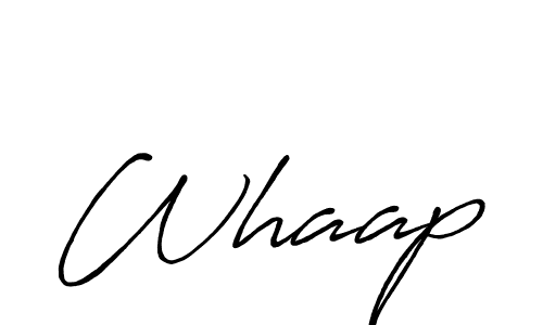 Once you've used our free online signature maker to create your best signature Antro_Vectra_Bolder style, it's time to enjoy all of the benefits that Whaap name signing documents. Whaap signature style 7 images and pictures png