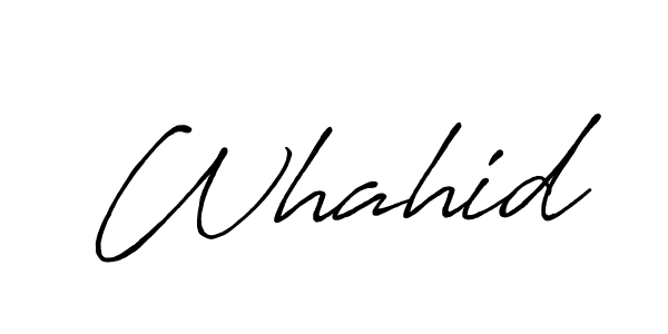 if you are searching for the best signature style for your name Whahid. so please give up your signature search. here we have designed multiple signature styles  using Antro_Vectra_Bolder. Whahid signature style 7 images and pictures png
