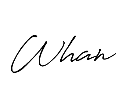 How to make Whan signature? Antro_Vectra_Bolder is a professional autograph style. Create handwritten signature for Whan name. Whan signature style 7 images and pictures png