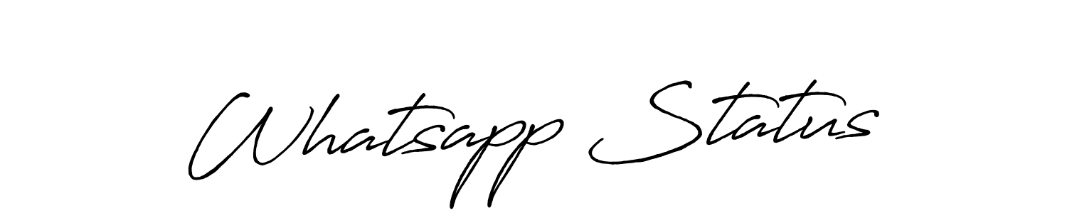 You can use this online signature creator to create a handwritten signature for the name Whatsapp Status. This is the best online autograph maker. Whatsapp Status signature style 7 images and pictures png