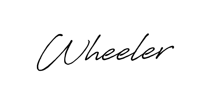 You should practise on your own different ways (Antro_Vectra_Bolder) to write your name (Wheeler) in signature. don't let someone else do it for you. Wheeler signature style 7 images and pictures png