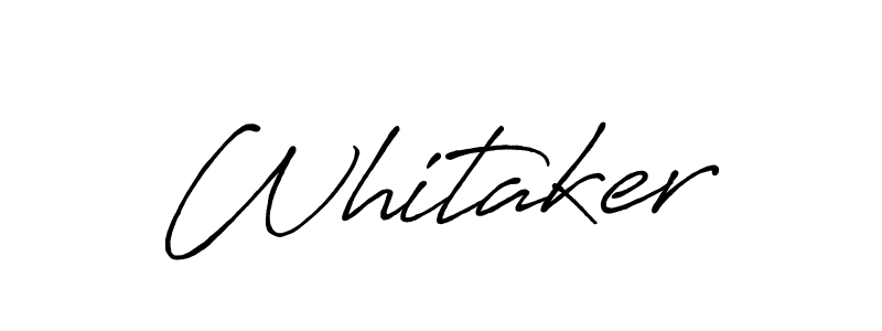 Make a beautiful signature design for name Whitaker. Use this online signature maker to create a handwritten signature for free. Whitaker signature style 7 images and pictures png