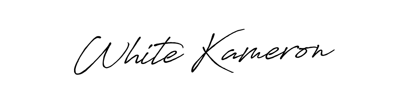 How to Draw White Kameron signature style? Antro_Vectra_Bolder is a latest design signature styles for name White Kameron. White Kameron signature style 7 images and pictures png