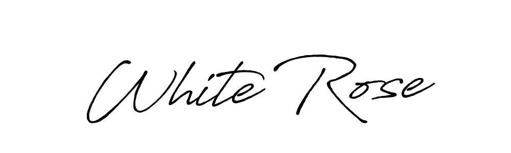Similarly Antro_Vectra_Bolder is the best handwritten signature design. Signature creator online .You can use it as an online autograph creator for name White Rose. White Rose signature style 7 images and pictures png