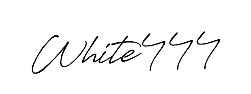 How to make White444 signature? Antro_Vectra_Bolder is a professional autograph style. Create handwritten signature for White444 name. White444 signature style 7 images and pictures png