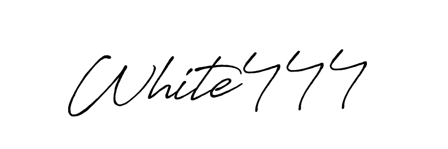 How to Draw White444  signature style? Antro_Vectra_Bolder is a latest design signature styles for name White444 . White444  signature style 7 images and pictures png