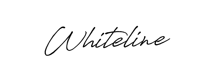 Whiteline stylish signature style. Best Handwritten Sign (Antro_Vectra_Bolder) for my name. Handwritten Signature Collection Ideas for my name Whiteline. Whiteline signature style 7 images and pictures png