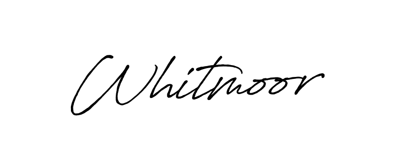 Whitmoor stylish signature style. Best Handwritten Sign (Antro_Vectra_Bolder) for my name. Handwritten Signature Collection Ideas for my name Whitmoor. Whitmoor signature style 7 images and pictures png