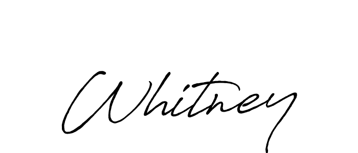 Also You can easily find your signature by using the search form. We will create Whitney name handwritten signature images for you free of cost using Antro_Vectra_Bolder sign style. Whitney signature style 7 images and pictures png