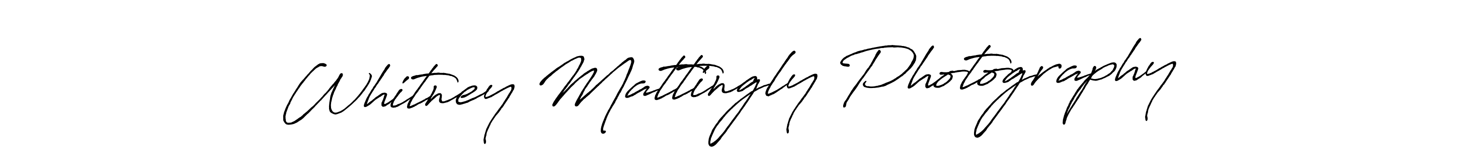 The best way (Antro_Vectra_Bolder) to make a short signature is to pick only two or three words in your name. The name Whitney Mattingly Photography include a total of six letters. For converting this name. Whitney Mattingly Photography signature style 7 images and pictures png