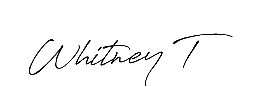 Once you've used our free online signature maker to create your best signature Antro_Vectra_Bolder style, it's time to enjoy all of the benefits that Whitney T name signing documents. Whitney T signature style 7 images and pictures png