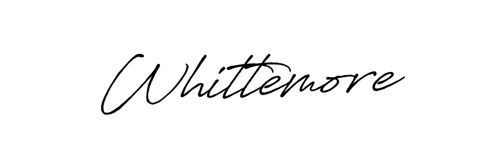 How to make Whittemore signature? Antro_Vectra_Bolder is a professional autograph style. Create handwritten signature for Whittemore name. Whittemore signature style 7 images and pictures png