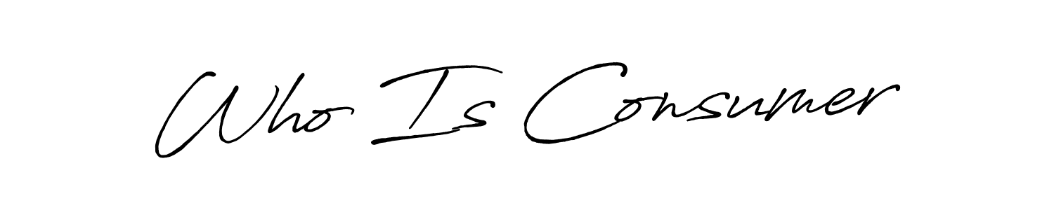 Design your own signature with our free online signature maker. With this signature software, you can create a handwritten (Antro_Vectra_Bolder) signature for name Who Is Consumer. Who Is Consumer signature style 7 images and pictures png