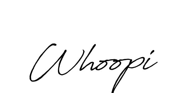 Use a signature maker to create a handwritten signature online. With this signature software, you can design (Antro_Vectra_Bolder) your own signature for name Whoopi. Whoopi signature style 7 images and pictures png