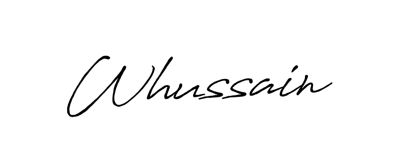 Make a beautiful signature design for name Whussain. With this signature (Antro_Vectra_Bolder) style, you can create a handwritten signature for free. Whussain signature style 7 images and pictures png