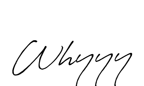 How to make Whyyy name signature. Use Antro_Vectra_Bolder style for creating short signs online. This is the latest handwritten sign. Whyyy signature style 7 images and pictures png