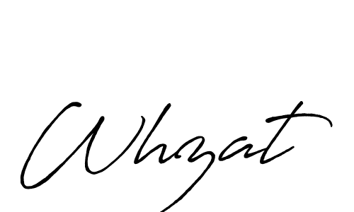 The best way (Antro_Vectra_Bolder) to make a short signature is to pick only two or three words in your name. The name Whzat include a total of six letters. For converting this name. Whzat signature style 7 images and pictures png