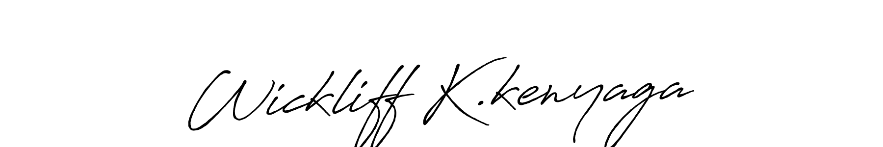This is the best signature style for the Wickliff K.kenyaga name. Also you like these signature font (Antro_Vectra_Bolder). Mix name signature. Wickliff K.kenyaga signature style 7 images and pictures png