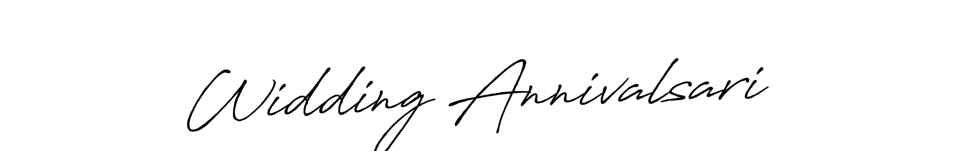 How to make Widding Annivalsari name signature. Use Antro_Vectra_Bolder style for creating short signs online. This is the latest handwritten sign. Widding Annivalsari signature style 7 images and pictures png