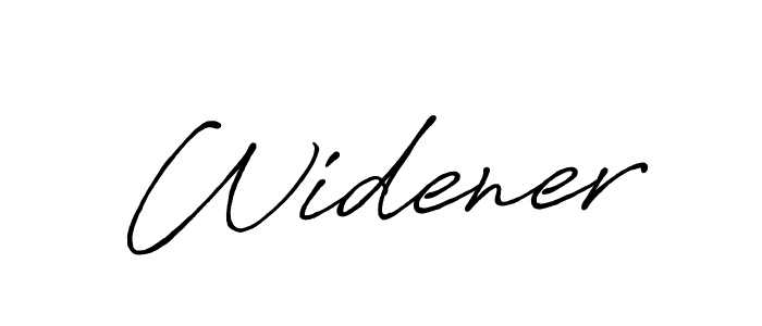 Make a beautiful signature design for name Widener. Use this online signature maker to create a handwritten signature for free. Widener signature style 7 images and pictures png