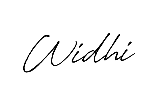 Also we have Widhi name is the best signature style. Create professional handwritten signature collection using Antro_Vectra_Bolder autograph style. Widhi signature style 7 images and pictures png