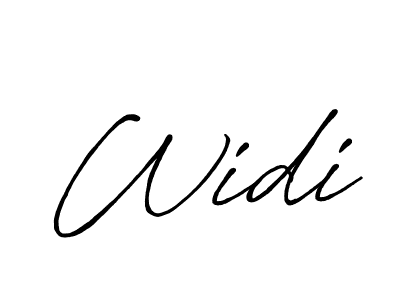 Use a signature maker to create a handwritten signature online. With this signature software, you can design (Antro_Vectra_Bolder) your own signature for name Widi. Widi signature style 7 images and pictures png