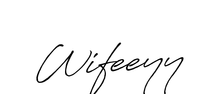 This is the best signature style for the Wifeeyy name. Also you like these signature font (Antro_Vectra_Bolder). Mix name signature. Wifeeyy signature style 7 images and pictures png
