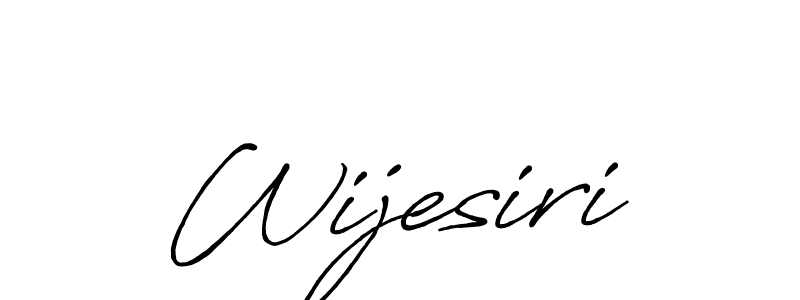 Once you've used our free online signature maker to create your best signature Antro_Vectra_Bolder style, it's time to enjoy all of the benefits that Wijesiri name signing documents. Wijesiri signature style 7 images and pictures png