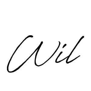 The best way (Antro_Vectra_Bolder) to make a short signature is to pick only two or three words in your name. The name Wil include a total of six letters. For converting this name. Wil signature style 7 images and pictures png