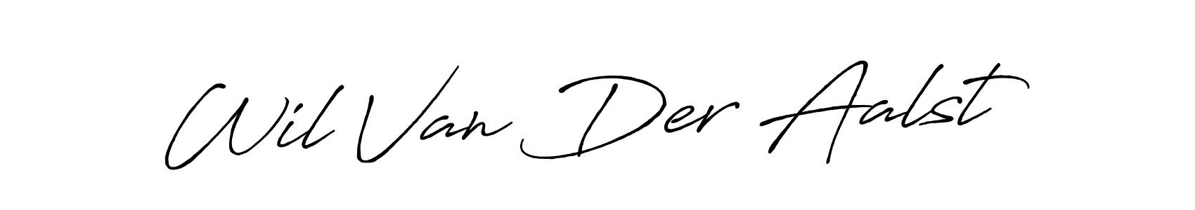 Antro_Vectra_Bolder is a professional signature style that is perfect for those who want to add a touch of class to their signature. It is also a great choice for those who want to make their signature more unique. Get Wil Van Der Aalst name to fancy signature for free. Wil Van Der Aalst signature style 7 images and pictures png