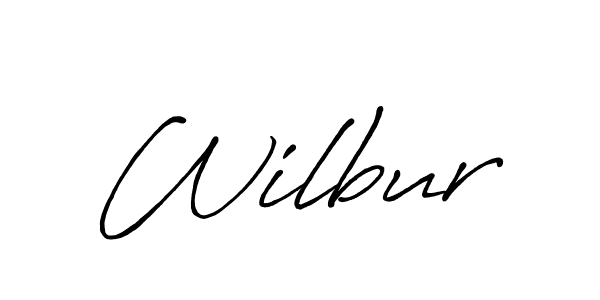 Wilbur stylish signature style. Best Handwritten Sign (Antro_Vectra_Bolder) for my name. Handwritten Signature Collection Ideas for my name Wilbur. Wilbur signature style 7 images and pictures png