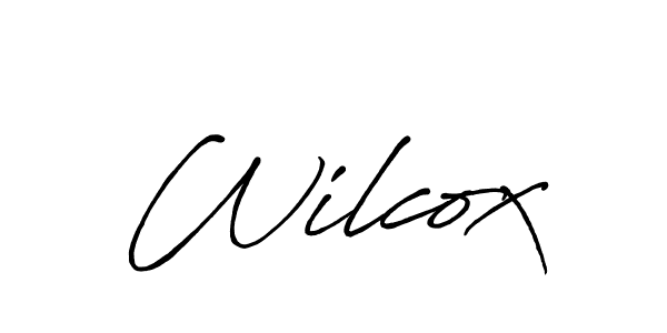 You should practise on your own different ways (Antro_Vectra_Bolder) to write your name (Wilcox) in signature. don't let someone else do it for you. Wilcox signature style 7 images and pictures png