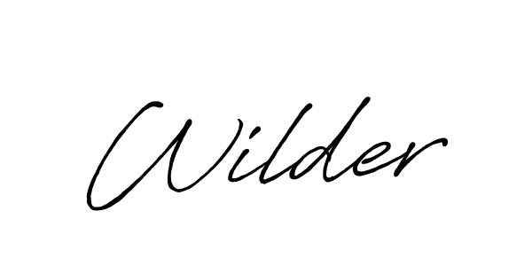Also You can easily find your signature by using the search form. We will create Wilder name handwritten signature images for you free of cost using Antro_Vectra_Bolder sign style. Wilder signature style 7 images and pictures png