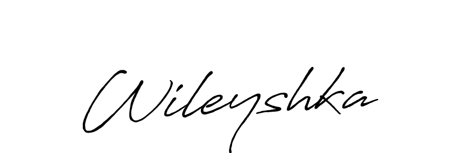 Similarly Antro_Vectra_Bolder is the best handwritten signature design. Signature creator online .You can use it as an online autograph creator for name Wileyshka. Wileyshka signature style 7 images and pictures png
