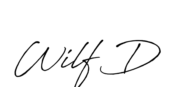 Antro_Vectra_Bolder is a professional signature style that is perfect for those who want to add a touch of class to their signature. It is also a great choice for those who want to make their signature more unique. Get Wilf D name to fancy signature for free. Wilf D signature style 7 images and pictures png