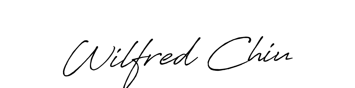 It looks lik you need a new signature style for name Wilfred Chiu. Design unique handwritten (Antro_Vectra_Bolder) signature with our free signature maker in just a few clicks. Wilfred Chiu signature style 7 images and pictures png