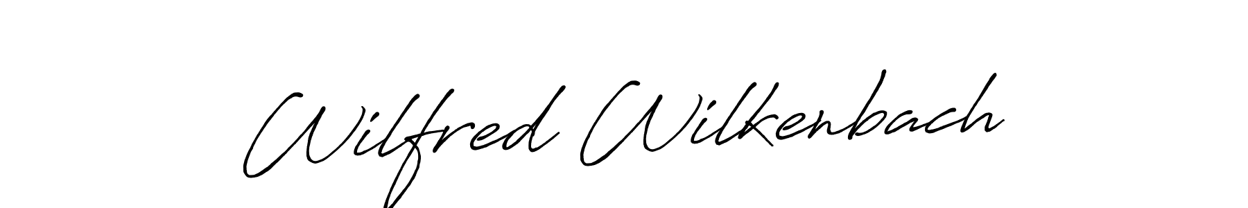 How to make Wilfred Wilkenbach signature? Antro_Vectra_Bolder is a professional autograph style. Create handwritten signature for Wilfred Wilkenbach name. Wilfred Wilkenbach signature style 7 images and pictures png