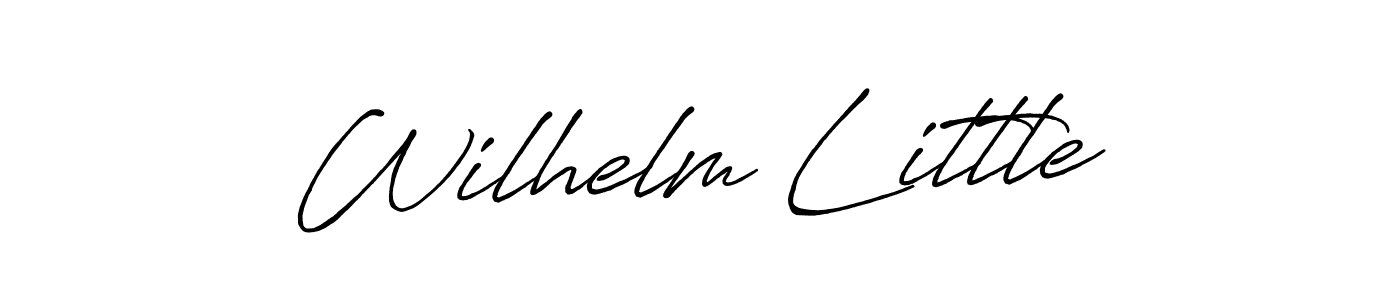 Once you've used our free online signature maker to create your best signature Antro_Vectra_Bolder style, it's time to enjoy all of the benefits that Wilhelm Little name signing documents. Wilhelm Little signature style 7 images and pictures png