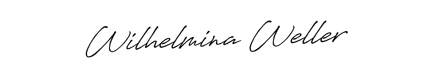 Antro_Vectra_Bolder is a professional signature style that is perfect for those who want to add a touch of class to their signature. It is also a great choice for those who want to make their signature more unique. Get Wilhelmina Weller name to fancy signature for free. Wilhelmina Weller signature style 7 images and pictures png