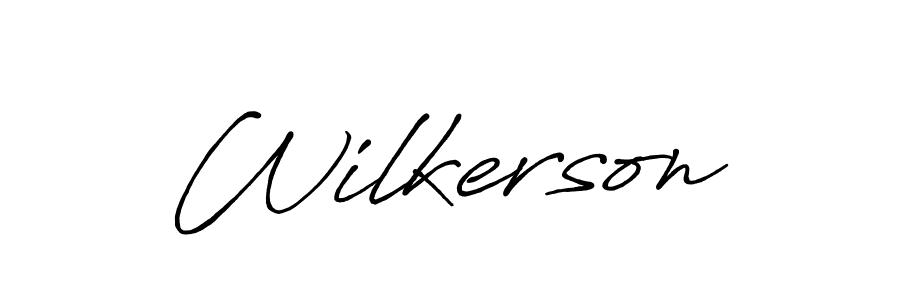 Make a beautiful signature design for name Wilkerson. Use this online signature maker to create a handwritten signature for free. Wilkerson signature style 7 images and pictures png