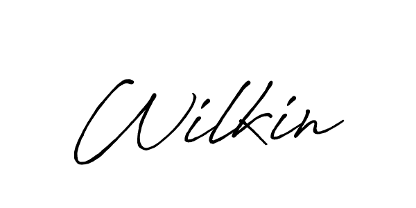 How to make Wilkin signature? Antro_Vectra_Bolder is a professional autograph style. Create handwritten signature for Wilkin name. Wilkin signature style 7 images and pictures png