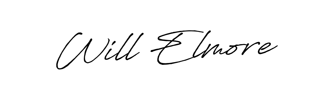 Create a beautiful signature design for name Will Elmore. With this signature (Antro_Vectra_Bolder) fonts, you can make a handwritten signature for free. Will Elmore signature style 7 images and pictures png