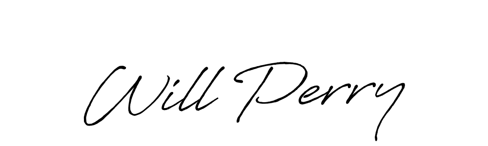 Create a beautiful signature design for name Will Perry. With this signature (Antro_Vectra_Bolder) fonts, you can make a handwritten signature for free. Will Perry signature style 7 images and pictures png