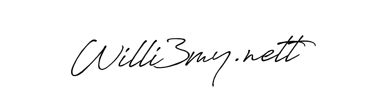 Make a beautiful signature design for name Willi3my.nett. Use this online signature maker to create a handwritten signature for free. Willi3my.nett signature style 7 images and pictures png