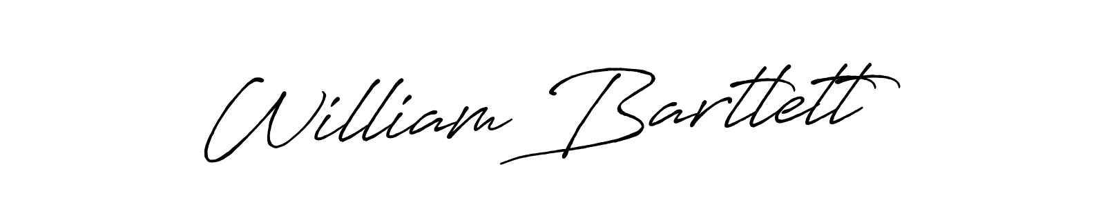 How to make William Bartlett name signature. Use Antro_Vectra_Bolder style for creating short signs online. This is the latest handwritten sign. William Bartlett signature style 7 images and pictures png