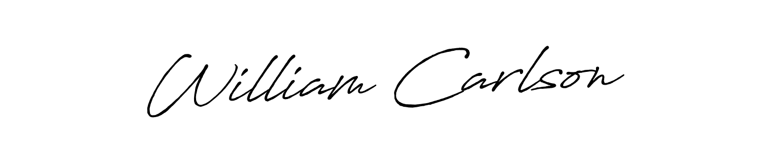 Antro_Vectra_Bolder is a professional signature style that is perfect for those who want to add a touch of class to their signature. It is also a great choice for those who want to make their signature more unique. Get William Carlson name to fancy signature for free. William Carlson signature style 7 images and pictures png